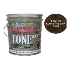 Фарба 3 в 1 молоткова Fantazia Hammer tone 3318 0.75л темно коричневий Фарба 3 в 1 молоткова Fantazia Hammer tone 3318 0.75л темно коричневий