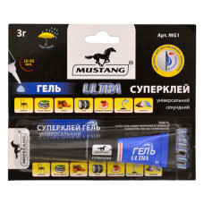 Клей-гель секундний Мустанг 3 гр туба