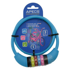 Замок велосипедний Apecs PD-85-65см code