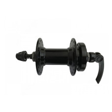 Втулка передня алюмінієва на промпідшипник Disc-Brake 6 болтів Black