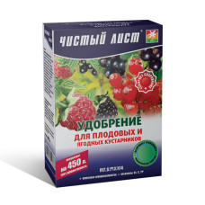 Добриво кристалічне для плодово-ягідних кущів Чистий лист 300г