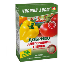 Добриво кристалічне для помідорів і перцю Чистий лист 300г