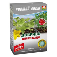 Добриво кристалічне для розсади Чистий лист 300г