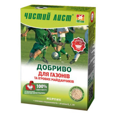 Добриво кристалічне для газонів Чистий лист 300г Добриво кристалічне для газонів Чистий лист 300г