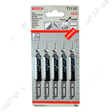 Пилки для електричного лобзика Bosсh T111D 5шт
