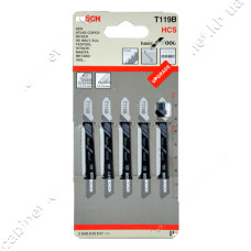 Пилки для електричного лобзика Bosсh T119B 5шт