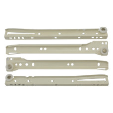 Направляючі роликові Linken System 250mm 2шт білі