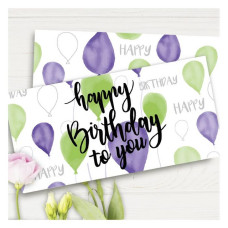 Конверт для грошей Happy Birthday to you