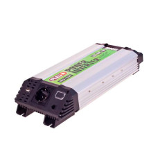 Перетворювач напруги Pulso IMU-1520 12V-220V 1500W USB-5VDC2.0A модифікована хвиля клеми