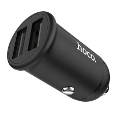 Автомобільний зарядний пристрій Hoco Z30 Easy route mini 5V / 3.1а 2 USB чорний