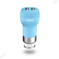 Автомобільний зарядний пристрій Remax RCC207 Flinc 5V / 2.4а 2 USB блакитний