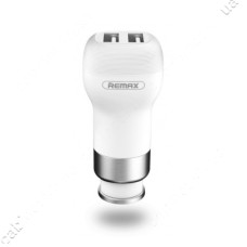 Автомобільний зарядний пристрій Remax RCC207 Flinc 5V / 2.4а 2 USB білий