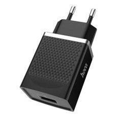 Мережевий зарядний пристрій Hoco C42A Vast power QC3.0 3A 1USB чорний