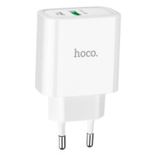 Мережевий зарядний пристрій Hoco C57A 3A 2USB біле