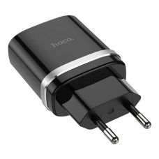 Мережевий зарядний пристрій Hoco C12Q Smart QC3.0 чорний
