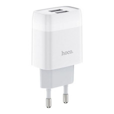 Мережевий зарядний пристрій Hoco C73A Glorious dual port charger білий