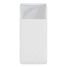 Портативний зарядний пристрій Baseus Bipow Digital Display 15W 2USB 10000mAh білий