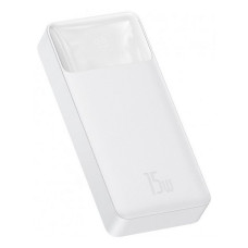 Портативний зарядний пристрій Baseus Bipow Digital Display 15W 2USB 20000mAh білий