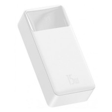 Портативний зарядний пристрій Baseus Bipow Digital Display 15W 2USB 30000mAh білий