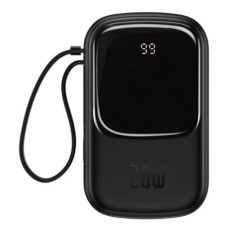Портативний зарядний пристрій Baseus Bipow Digital Display Lightning, 20W 20000mAh чорний