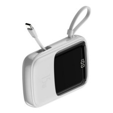 Портативний зарядний пристрій Baseus Q pow Digital Display 3A Type-C Cable 10000mAh білий