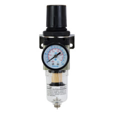 Фільтр-вологовідділювач Sigma Refine 7034341 з редуктором і манометром 600 л/хв 1/4 