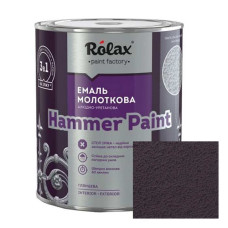 Фарба молоткова Rolax Hammer Paint 320 0.75л бордовий