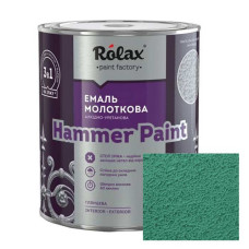 Фарба молоткова Rolax Hammer Paint 314 0.75л зелена