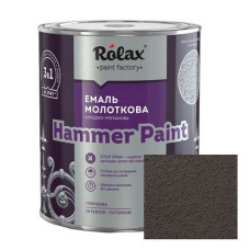 Фарба молоткова Rolax Hammer Paint 315 0.75л коричнева