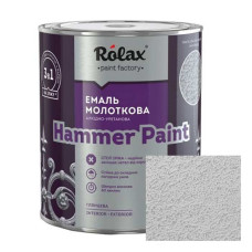 Фарба молоткова Rolax Hammer Paint 306 0.75л срібло