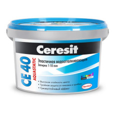 Затирка для швів водостійка Ceresit CE 40 Aquastatic до 6мм 2 кг 31 кремовий