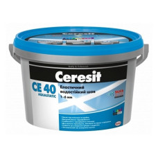 Затирка для швів водостійка Ceresit CE 40 Aquastatic до 6мм 2кг 79 світло-блакитна