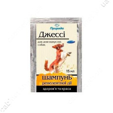 Шампунь Природа Джессі репелентні для довгошерстих собак 15мл