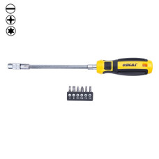 Викрутка з гнучким валом Sigma 4009721 плюс біти 6шт CrV Mega