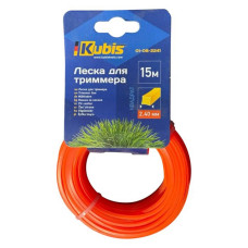 Волосінь для тримера Kubis 01-08-2241 2.40 ммх15м квадрат