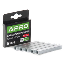 Скоби гартовані Apro 680146 8х11.3х0.7мм 1000шт
