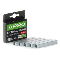 Скоби гартовані Apro 680147 10х11.3х0.7мм 1000шт