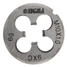 Плашка Sigma 1604261 М10х1.0мм