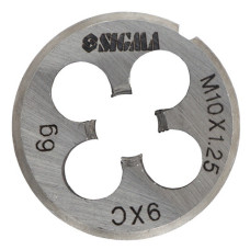 Плашка Sigma 1604271 М10х1.25мм