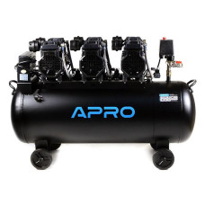 Компресор безмасляний Apro 850174 шестициліндровий OFE-100 8 Bar 3x1.5kW 712л/хв 100л 2 крана