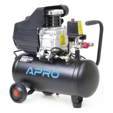 Компресор одноциліндровий Apro 850176 1.5кВт 205л/хв 8бар 50л 2 крана