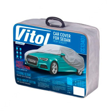 Тент автомобільний Vitol L з підкладкою 482х178х119мм сірий