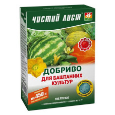 Добриво кристалічне для баштанних культур Чистий лист 300г Добриво кристалічне для баштанних культур Чистий лист 300г