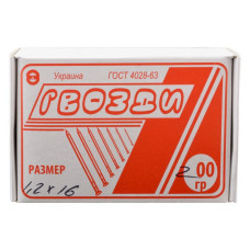 Цвях 1.2х16 200г