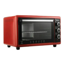 Духова шафа Asel 1500 Вт 50 л таймер колір червоний