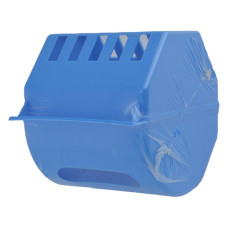 Паперотримач для туалетного паперу пластиковий круглий R-Plastic блакитний