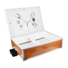 Інкубатор Курочка Ряба 130 яєць пластик цифровий терморегулятор з механічним переворотом 12В