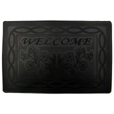 Килимок вхідний гумовий Welcome 40х60см чорний