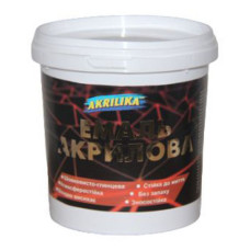 Емаль акрилова Аkrilika водорозчинна 0.45л білий