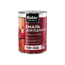 Фарба алкідна Ролакс ПФ-266 0.9кг червоно-коричнева